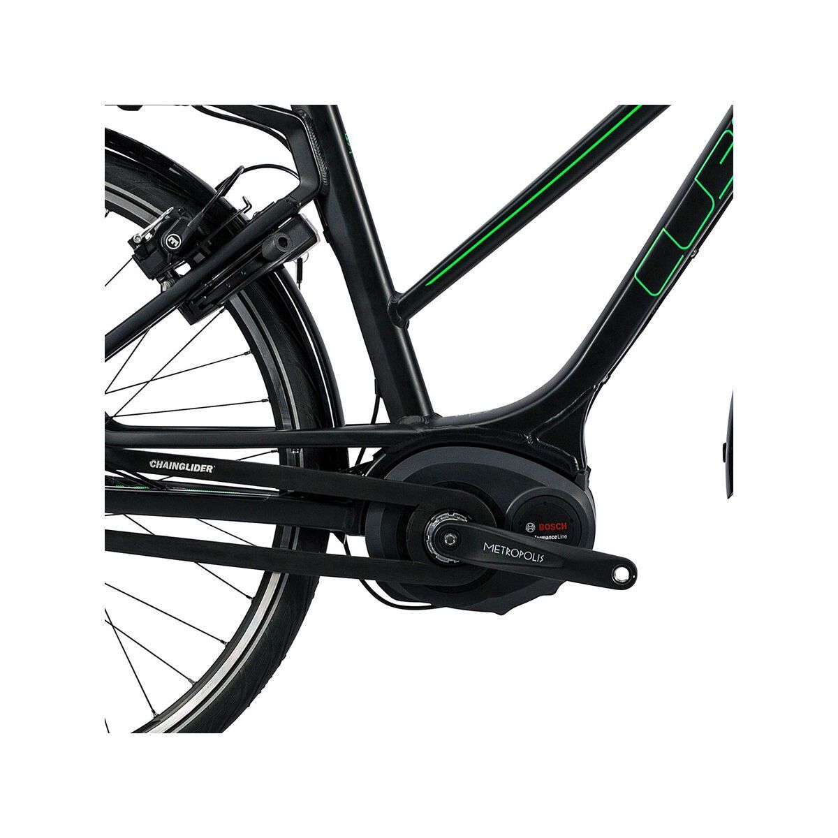 Cube Delhi Hybrid Pro 500 Trapeze, glossy´n´flashgreen - Bild 3