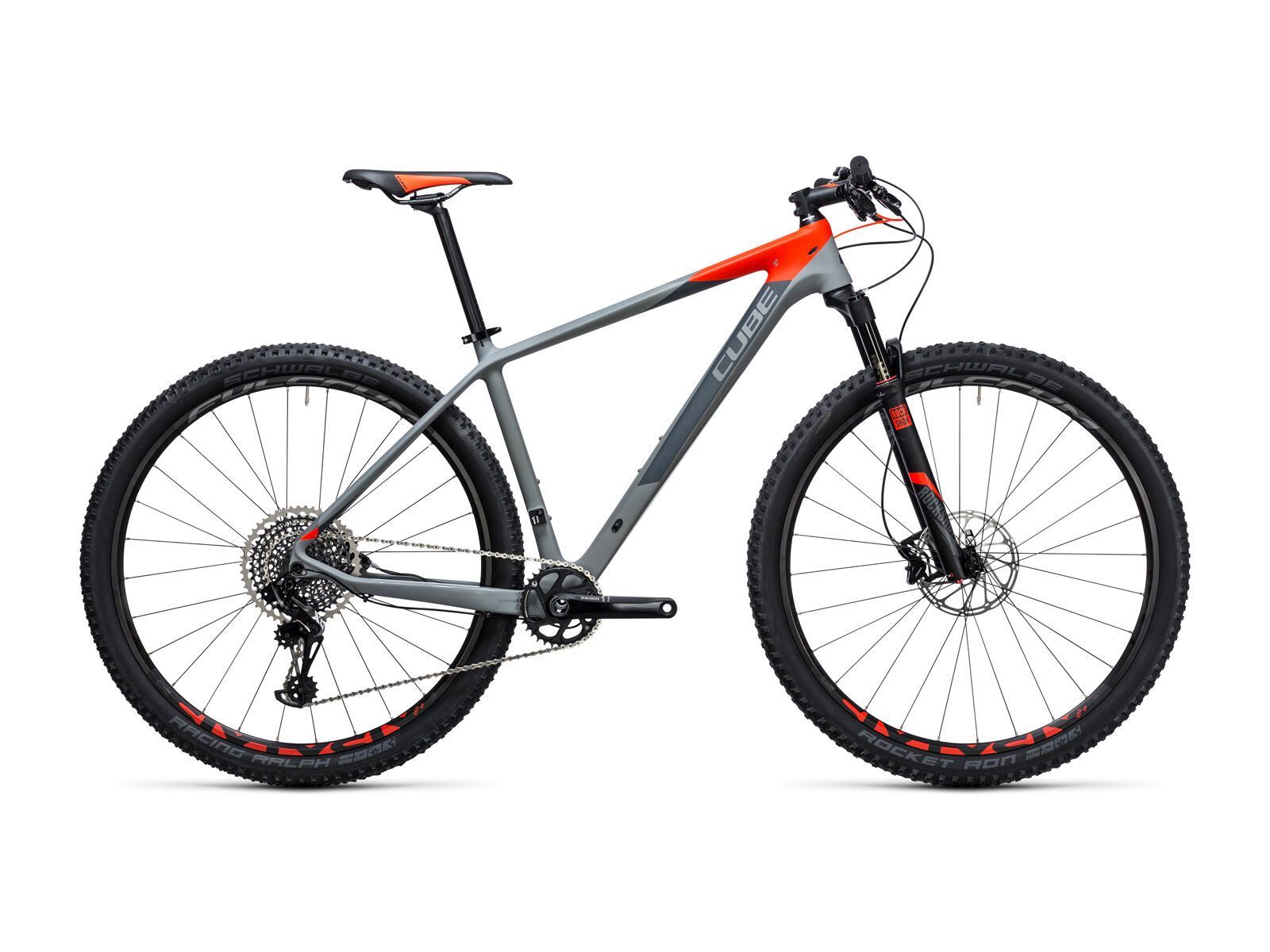 Cube Reaction GTC Eagle 27.5, grey´n´flashred - Bild 1