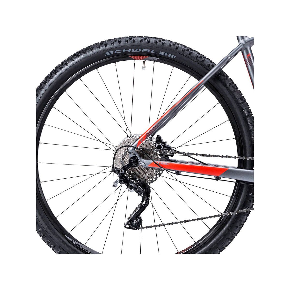 Cube Attention 29, grey/flashred - Bild 4