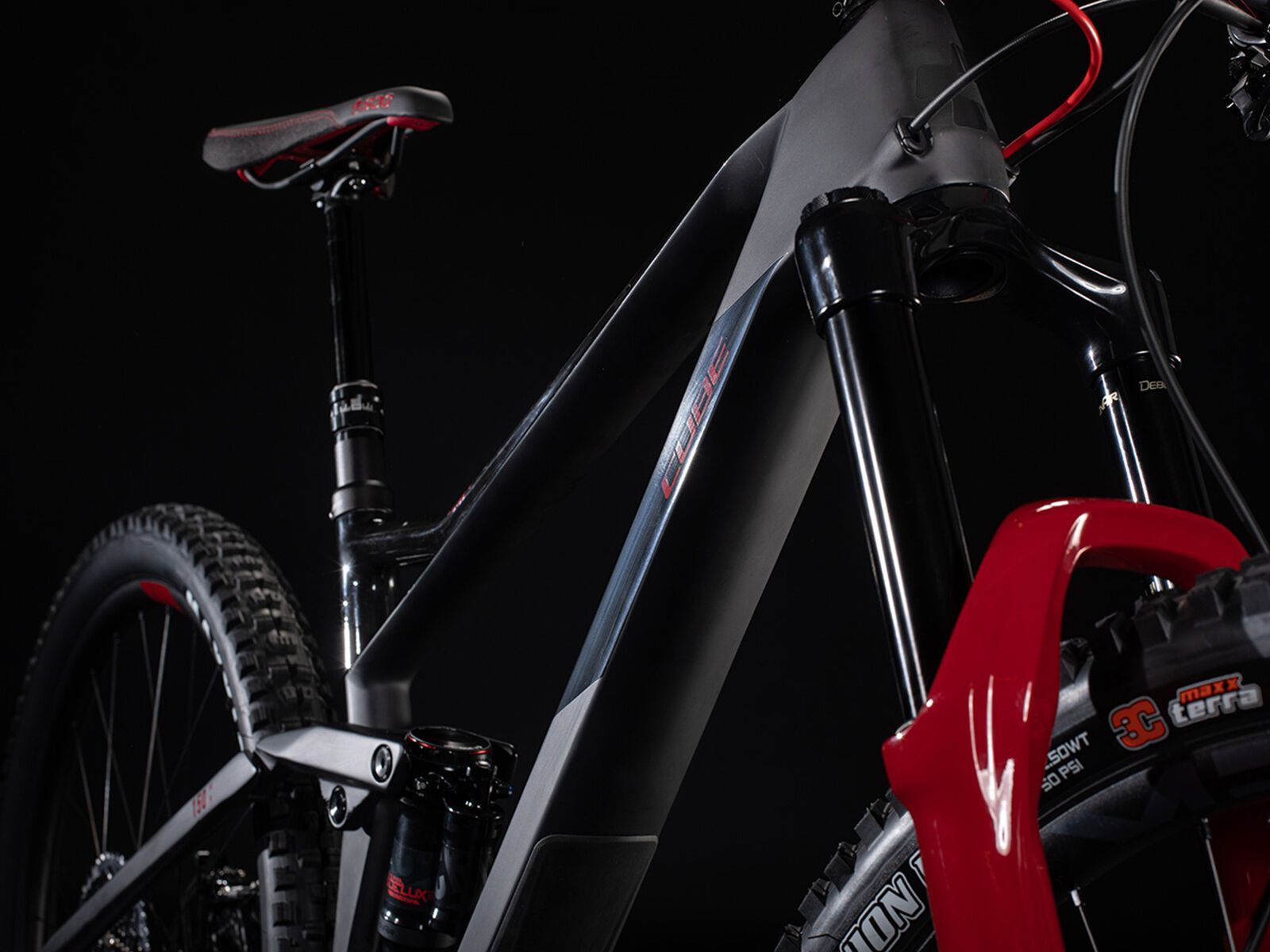 Cube Stereo 150 C:68 SLT 29, carbon´n´red - Bild 8