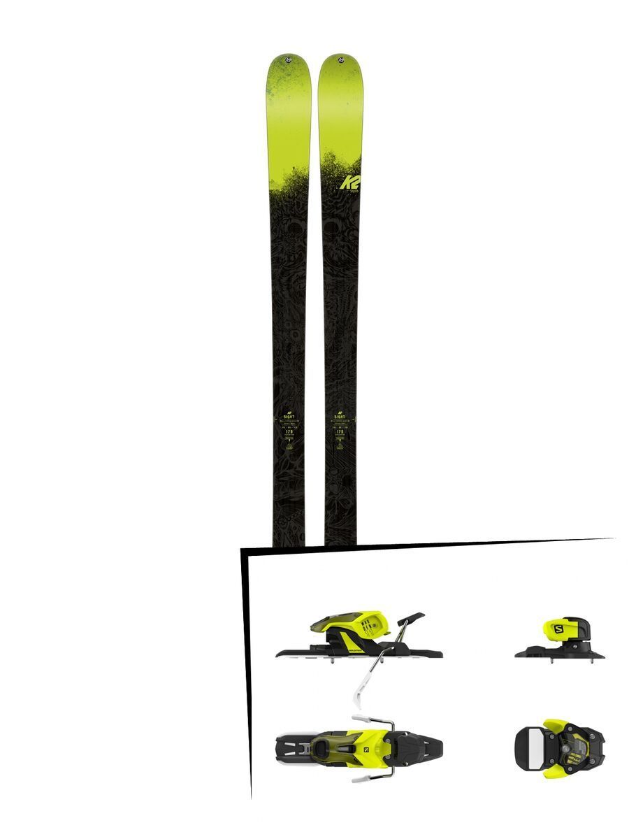 Set: K2 SKI Sight 2018 + Salomon Warden 11 yellow/black - Bild 1