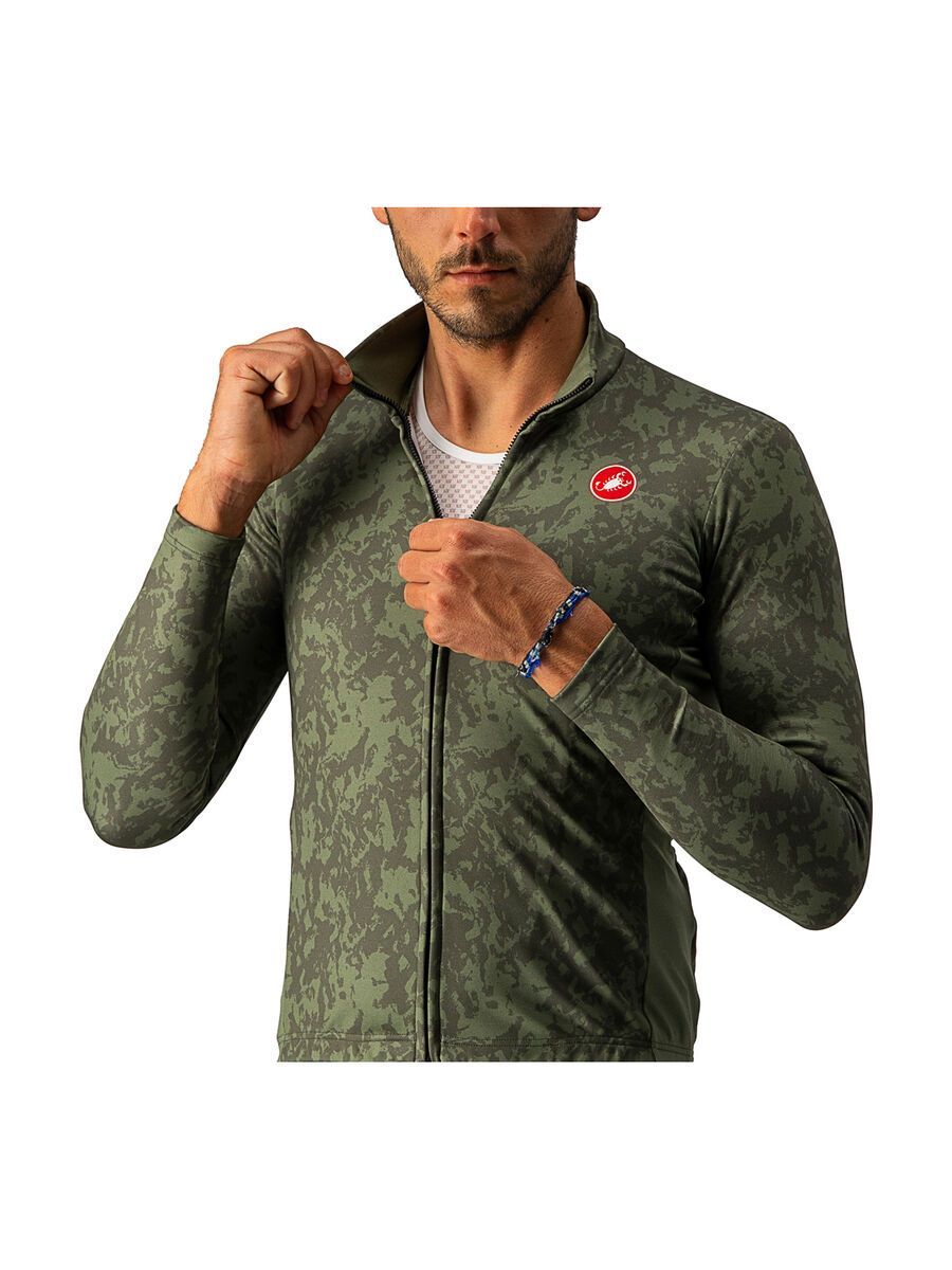 Castelli Unlimited Thermal Jersey, military green/light military - Bild 3
