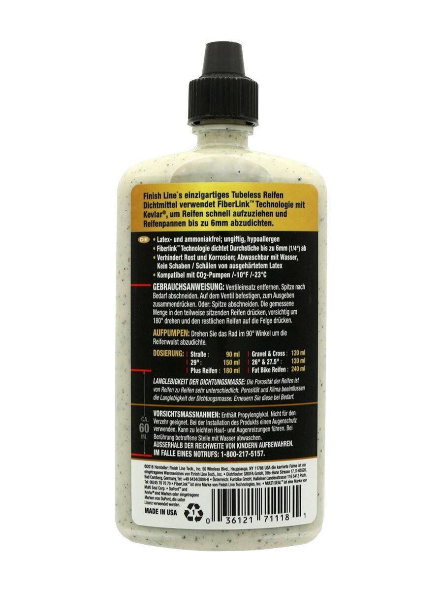 Finish Line Tubeless Tire Sealant - 240 ml - Bild 2
