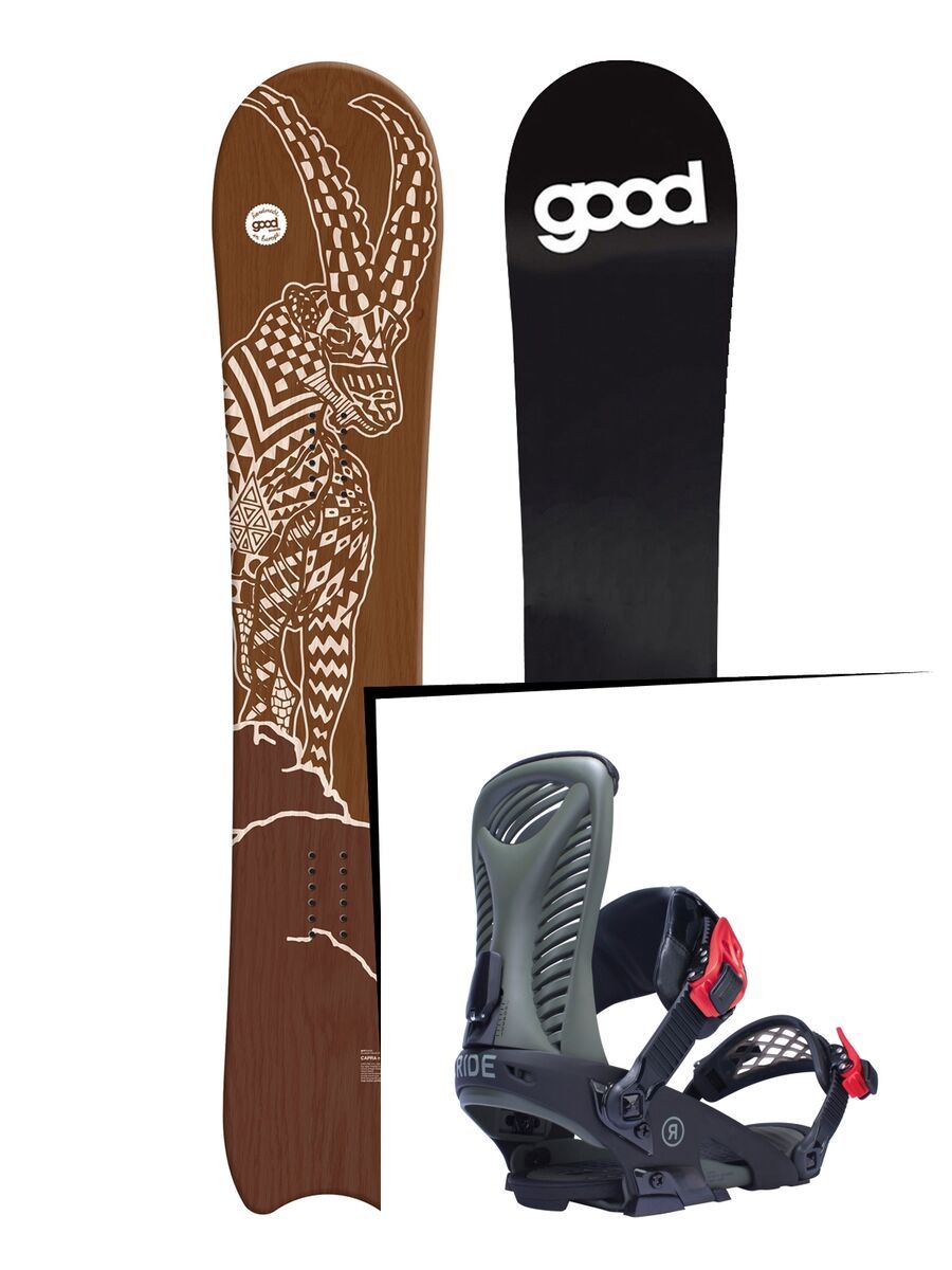 Set: goodboards Capra 2017 + Ride Capo (1770118S) - Bild 1