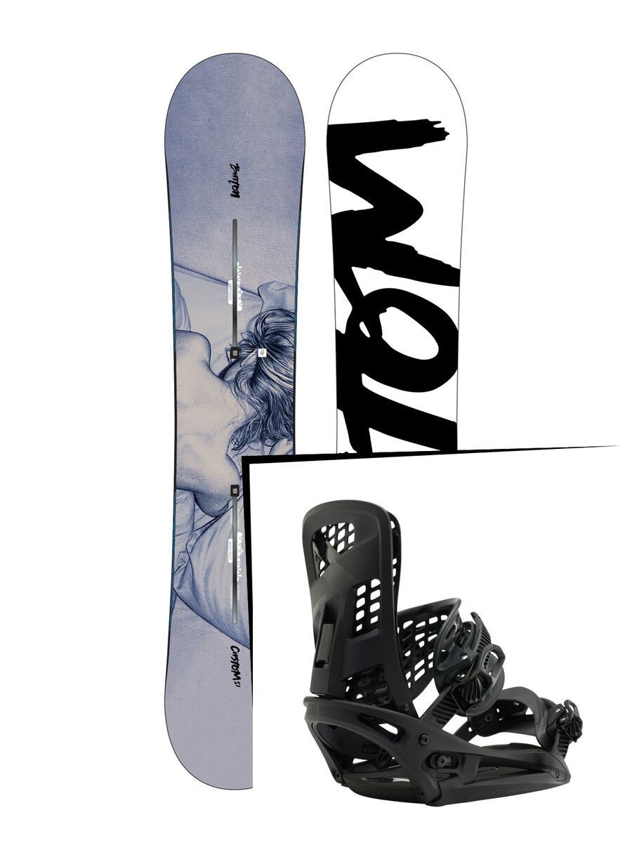 Burton Set: Custom Twin 2016 + Burton Genesis EST - Bild 1