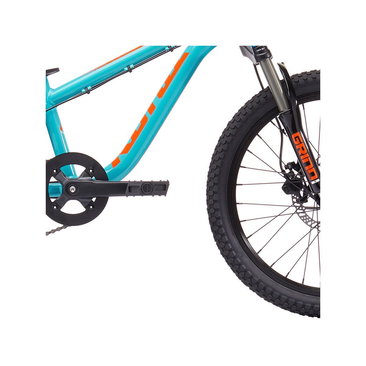 Kona Honzo 20, gloss dirty cyan w/ flamethrower orange & cream decals - Bild 4