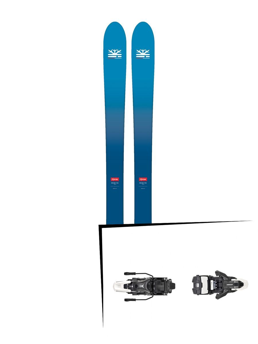 Set: DPS Skis Wailer F106 Foundation 2018 + Atomic Shift MNC 13 black/white - Bild 1