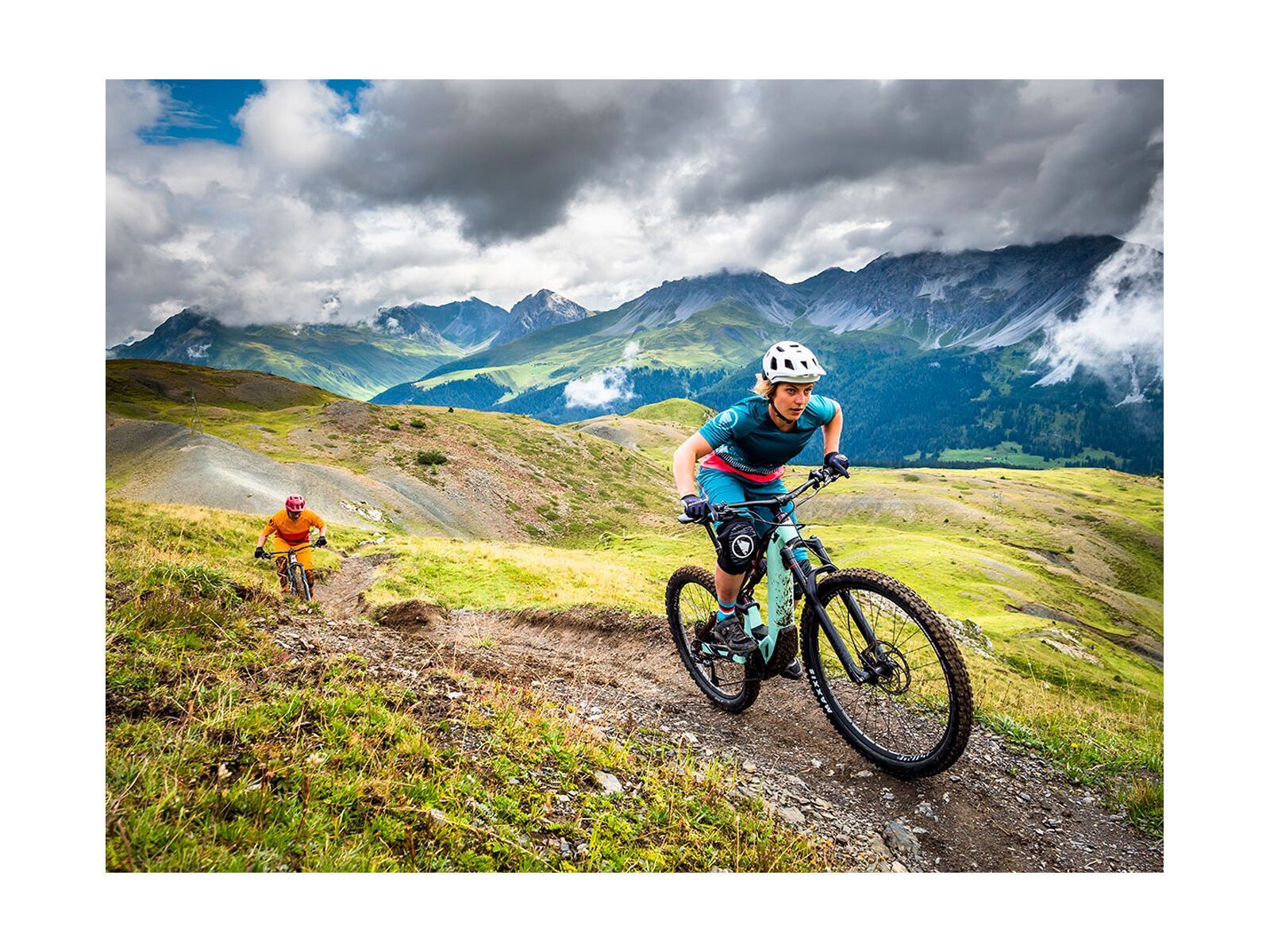 Endura Damen SingleTrack Print T-Shirt LTD, saffron yellow - Bild 7