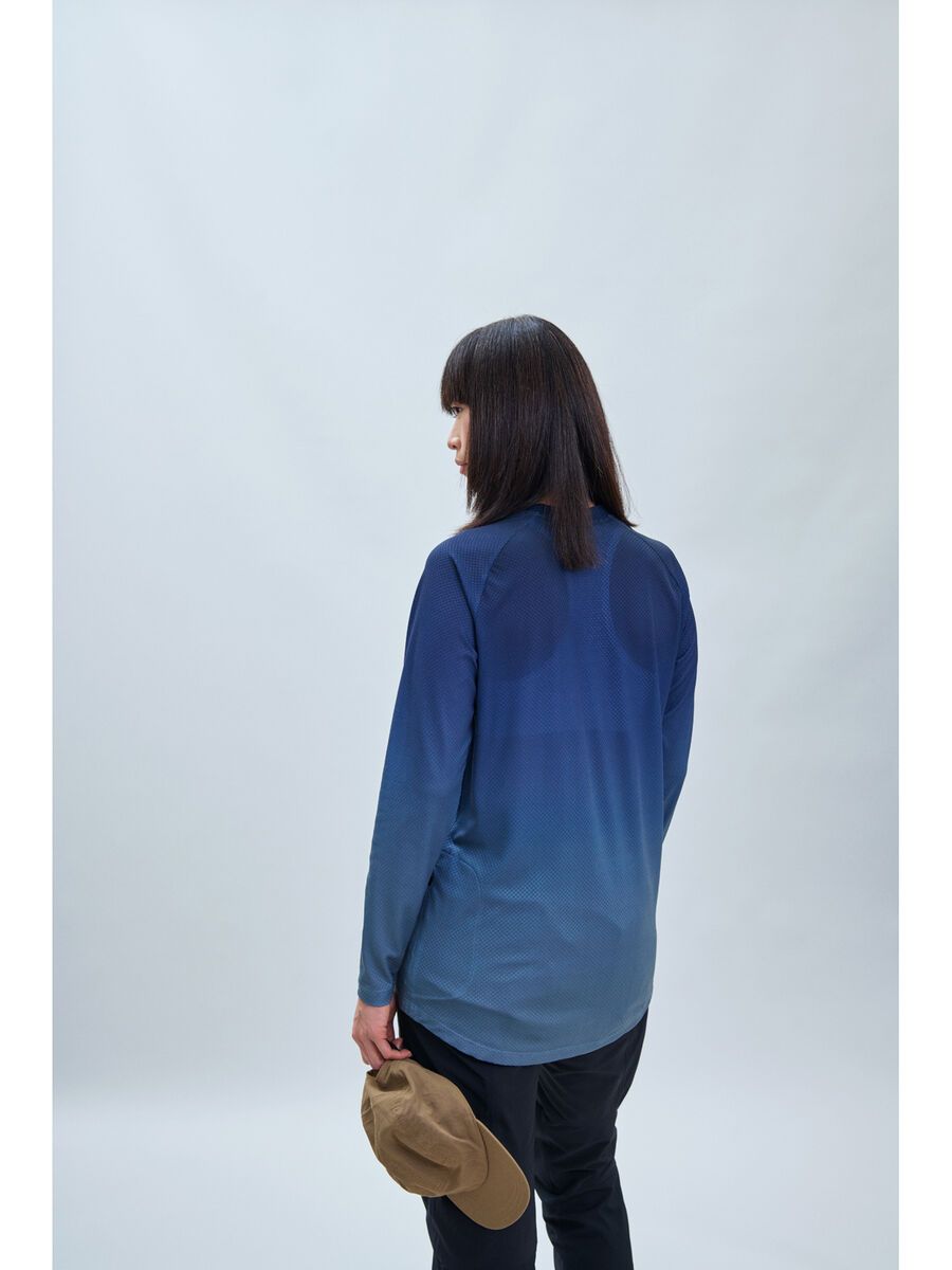 POC W's Essential MTB Lite LS Jersey, gradient turmaline navy - Bild 6