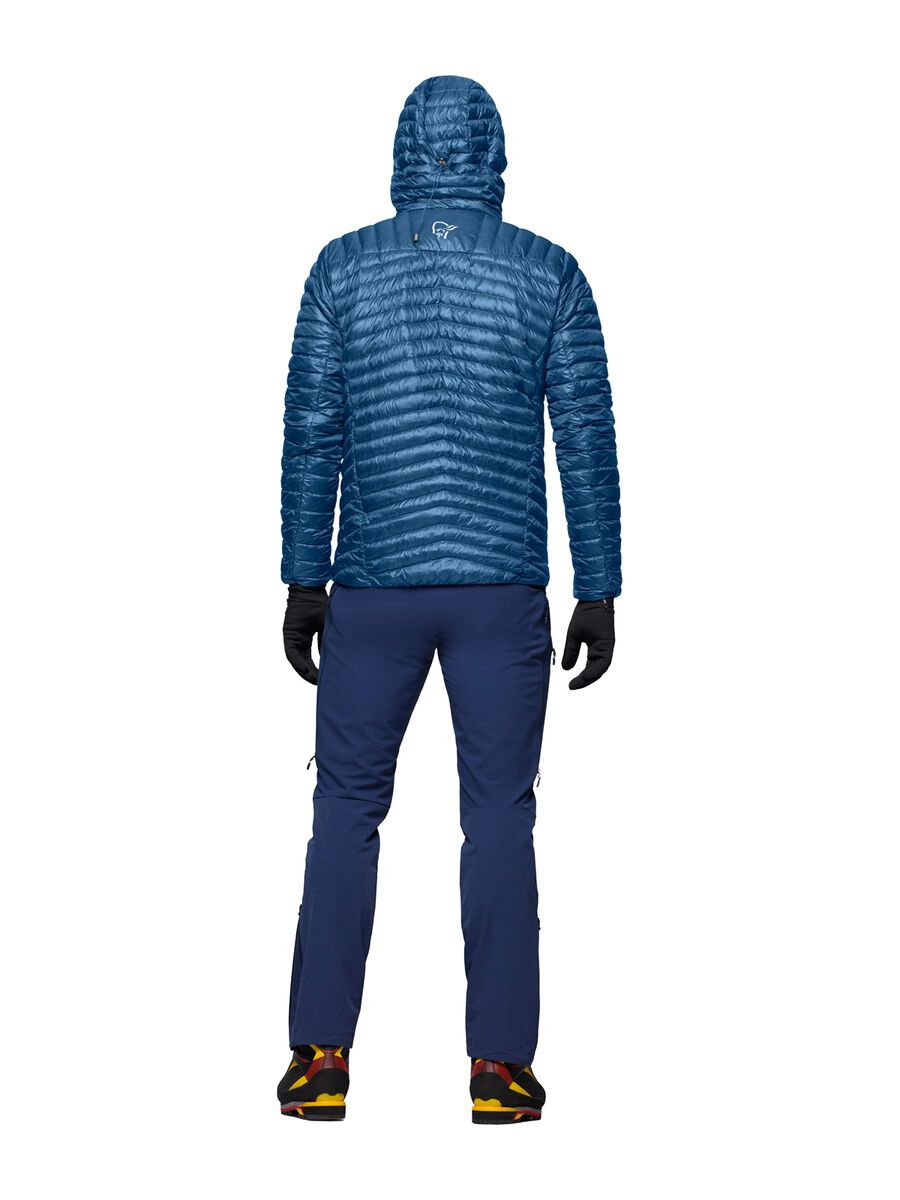 Norrona trollveggen down800 super light Hood M's, dark blue - Bild 7