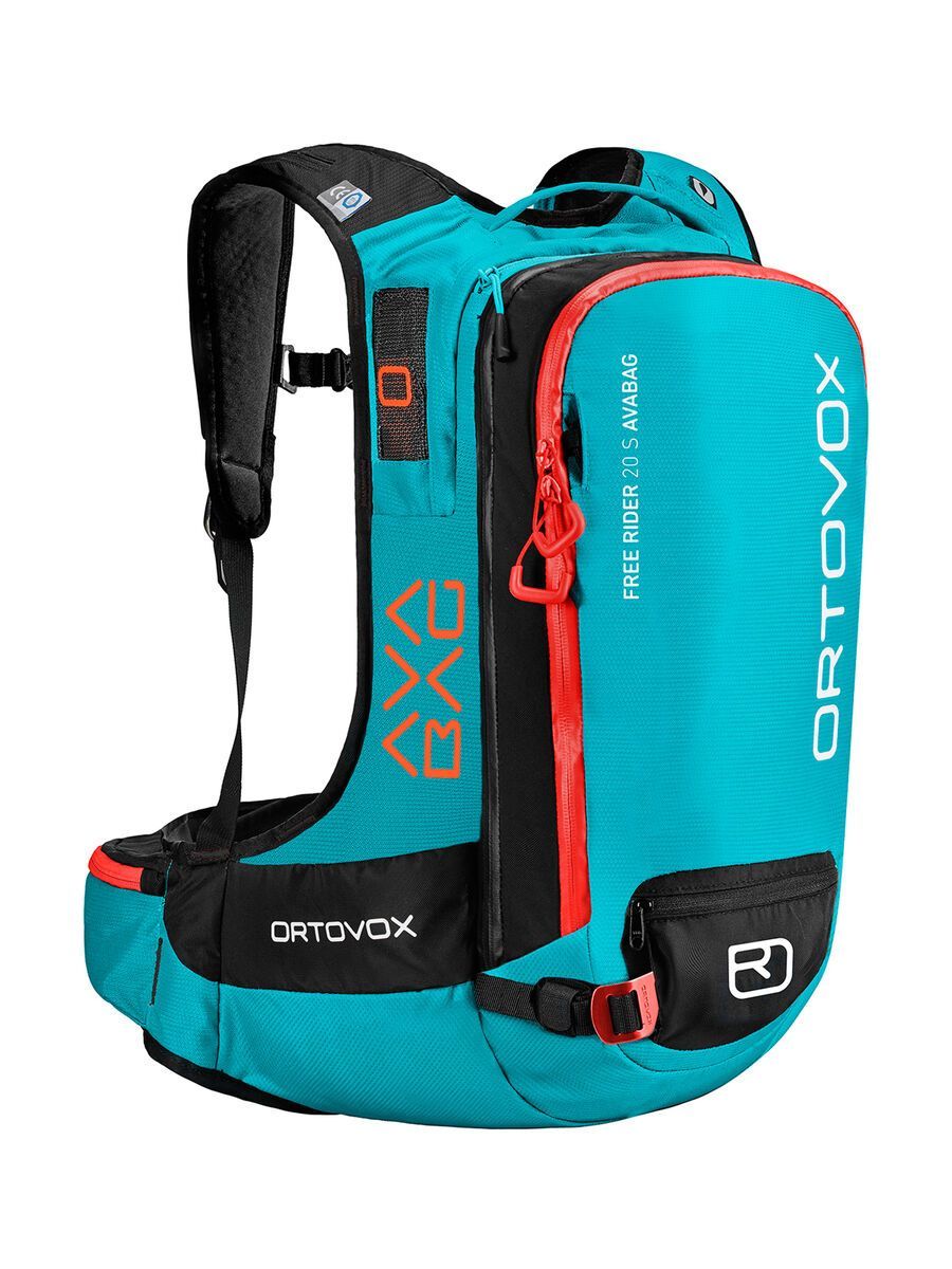 Ortovox Free Rider 20 S mit Avabag-Unit, ohne Kartusche, aqua - Bild 2