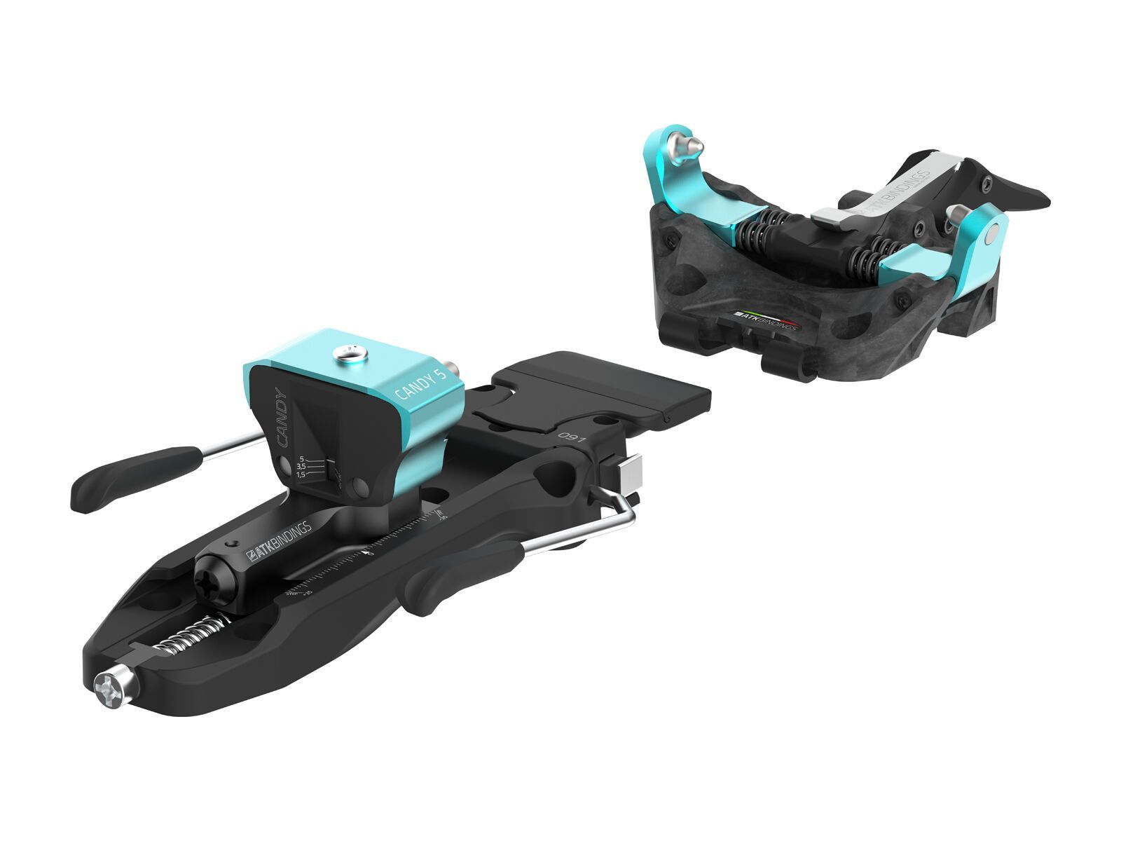 ATK Candy 5 - 75 mm, black white lightblue - Bild 2