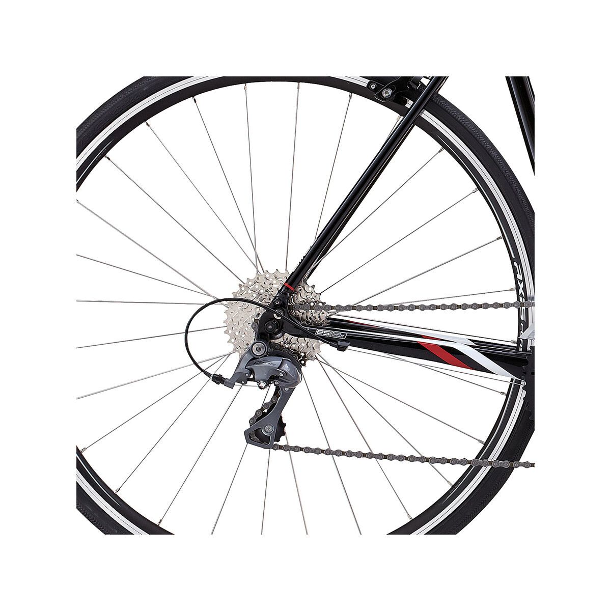Specialized Allez E5, gloss tarmac black/white/red - Bild 4