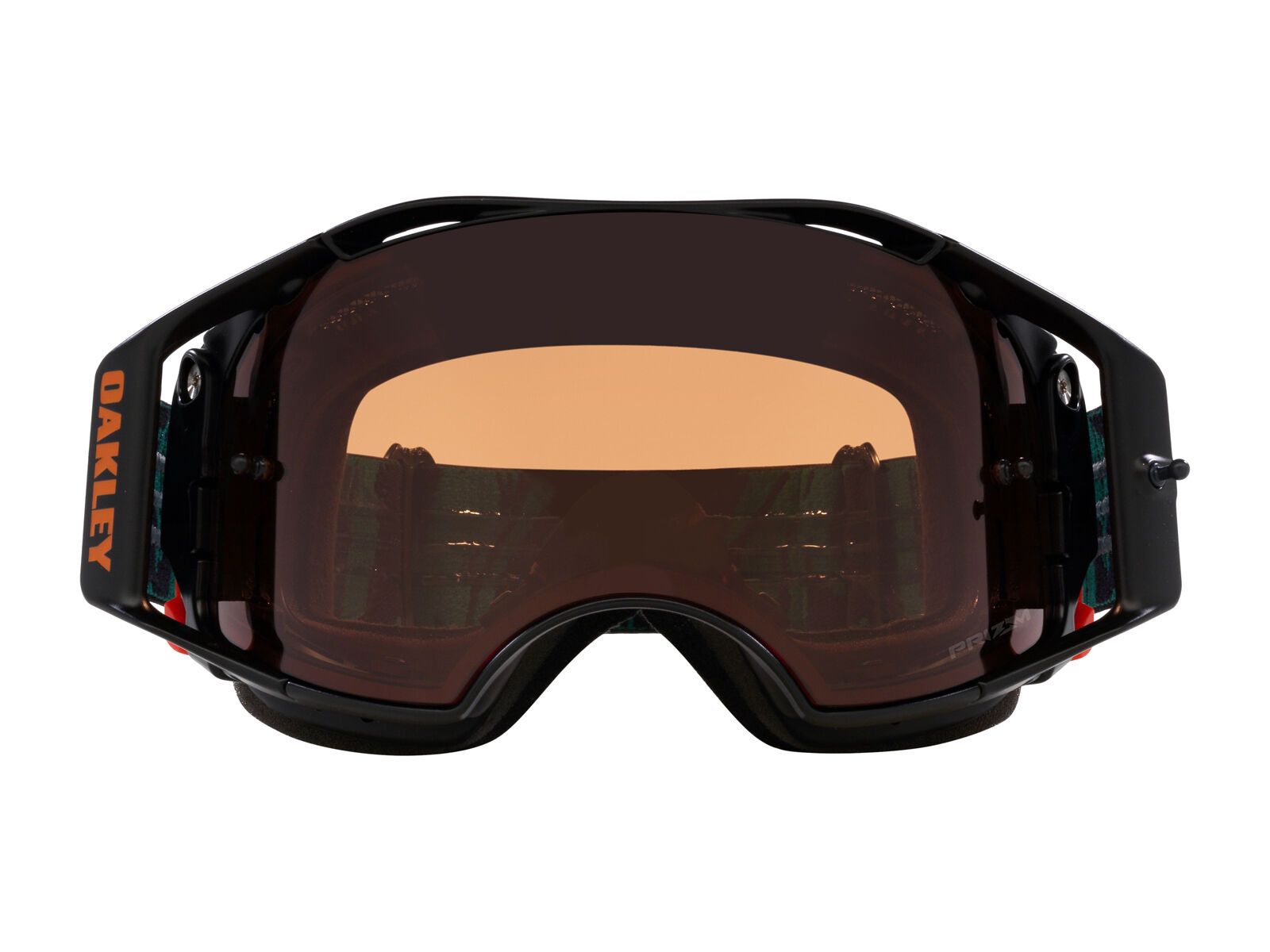 Oakley Airbrake MTB, Prizm MX Bronze / viridian striped - Bild 3