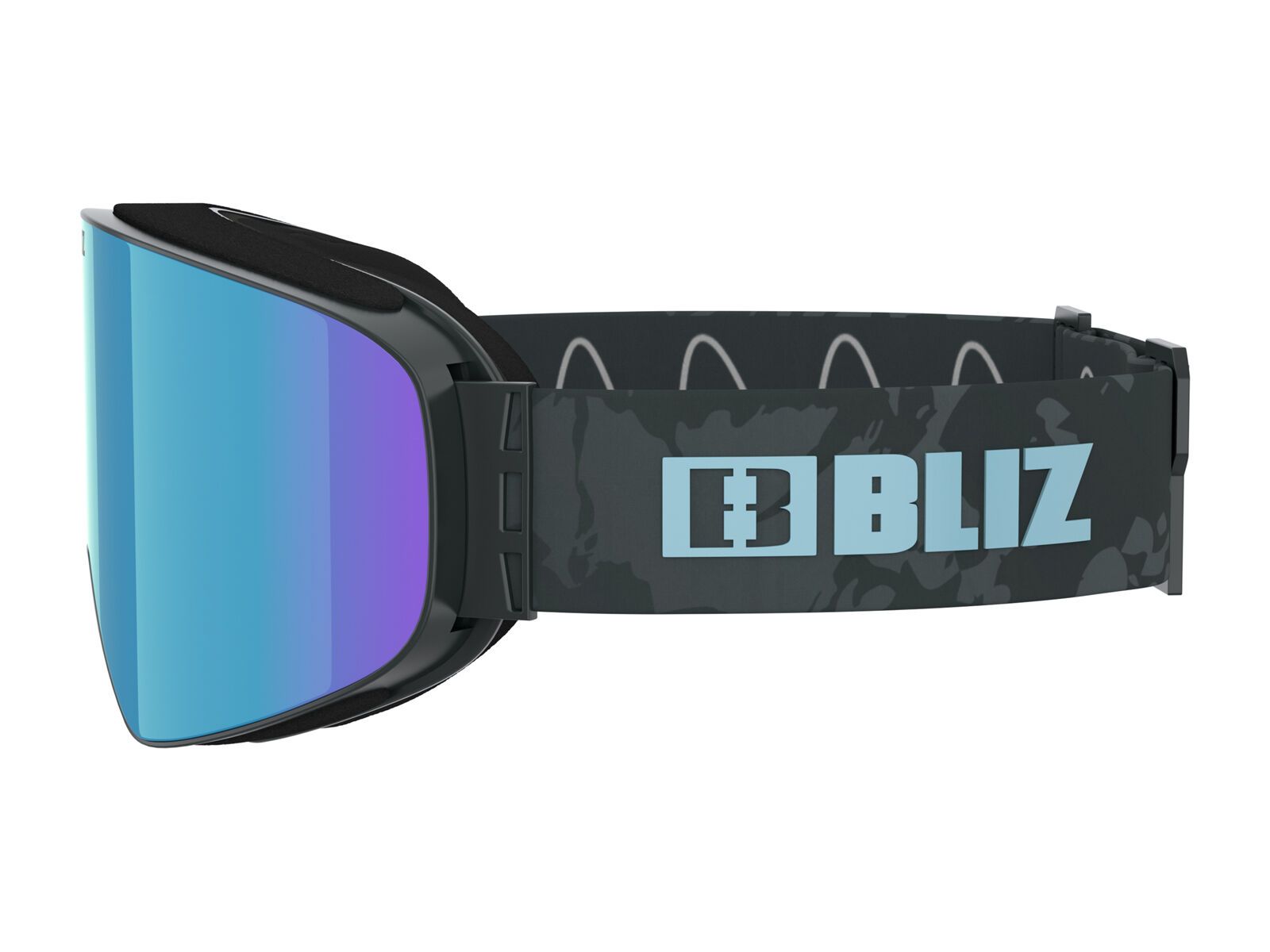 Bliz Flow, Smoke Ice Blue / matte grey - Bild 2