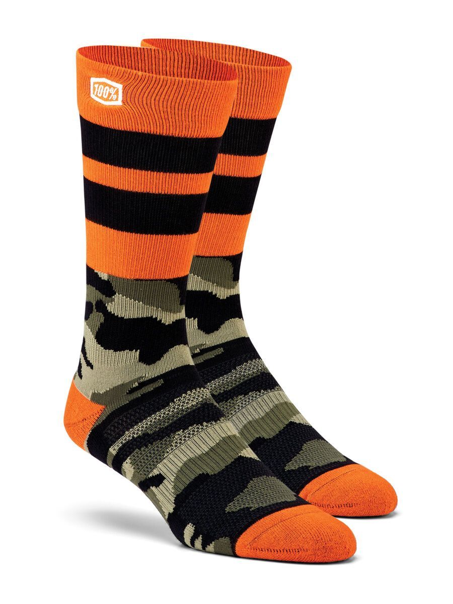 100% Troop Athletic Socks, camo black/green - Bild 1
