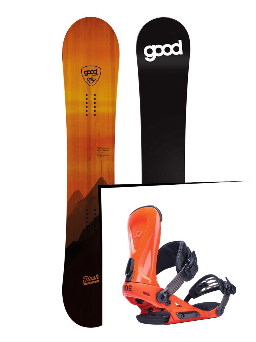 Set: goodboards Flash Long 2017 + Ride Revolt (1770168S) - Bild 1