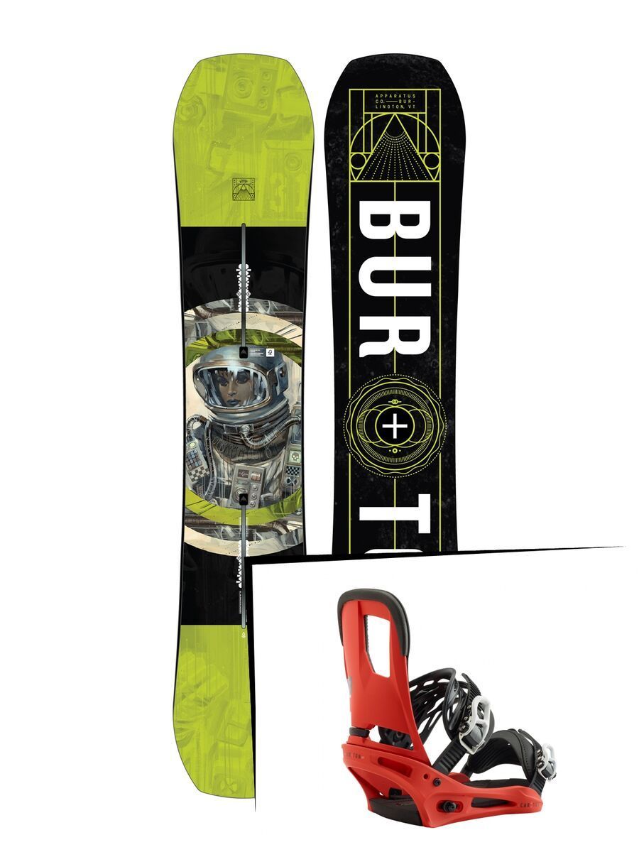 Set: Burton Paramount 2019 + Burton Cartel red - Bild 1
