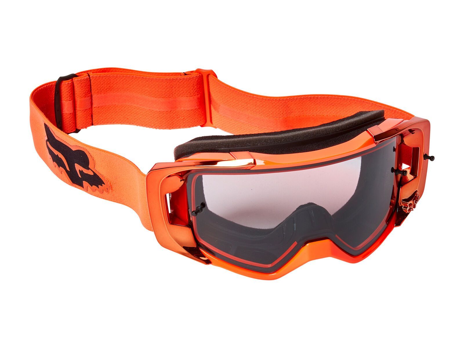 Fox Vue Stray Goggle - Dark Grey, fluorescent orange - Bild 1