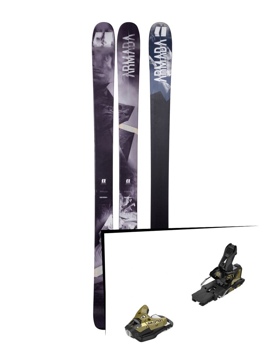 Set: Armada Invictus 108 Ti 2018 + Salomon STH2 WTR 16 gold/black - Bild 1