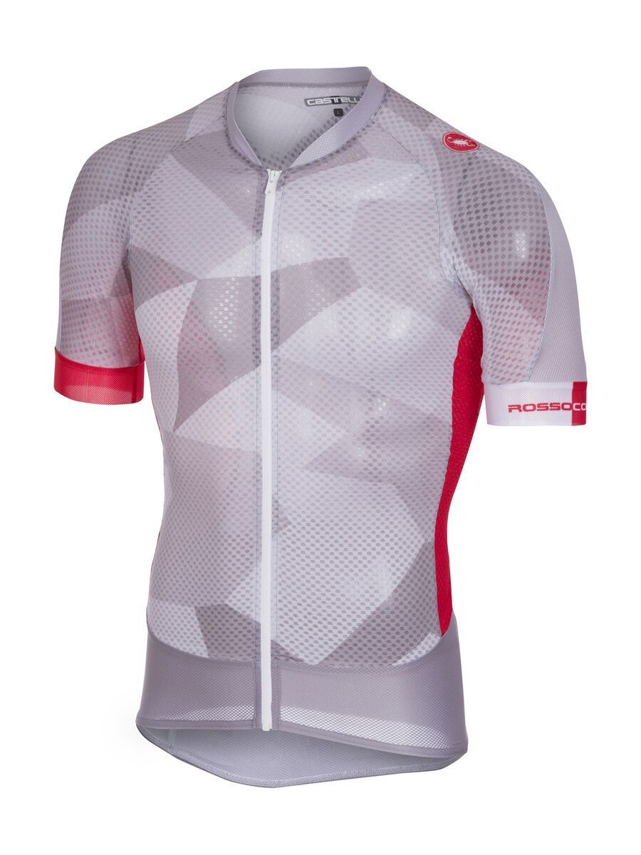 Castelli Climber's 2.0 Jersey FZ, light gray/red - Bild 1