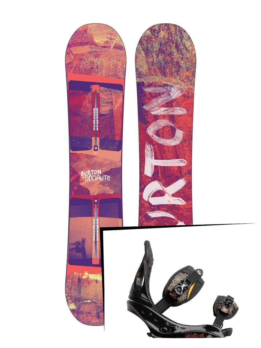 Set: Burton Socialite 2015 +  Stiletto EST (364559S) - Bild 1