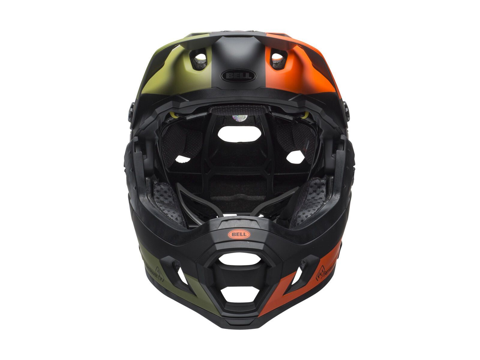 Bell Super DH MIPS Fasthouse, matte green/orange - Bild 7