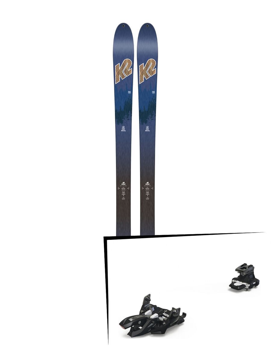 Set: K2 SKI Wayback 82 ECOre 2018 + Marker Alpinist 9 black/titanium - Bild 1