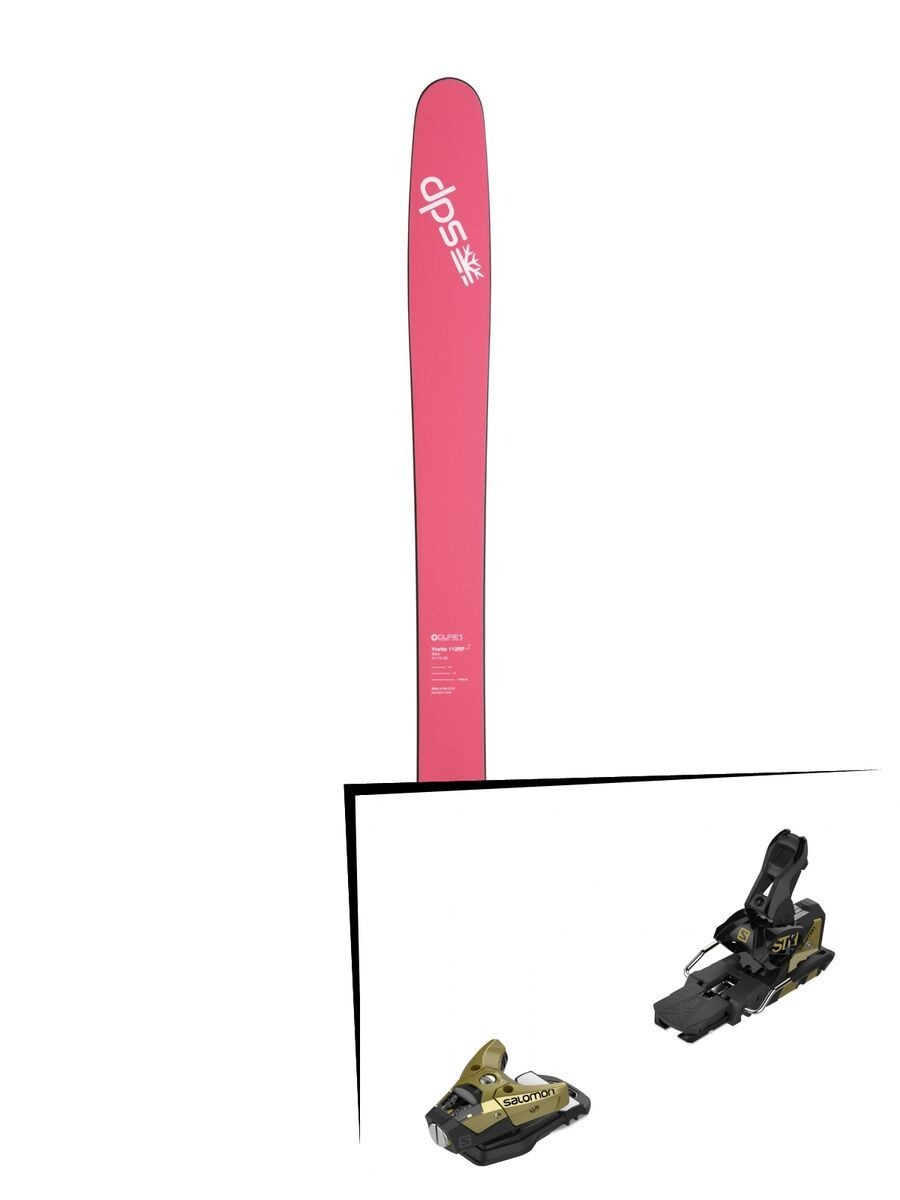 Set: DPS Skis Yvette 112 RP2 2017 + Salomon STH2 WTR 16 (2212361) - Bild 1