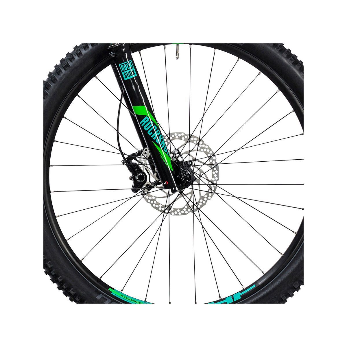 Cube Sting WLS Hybrid 120 SL 500 27.5, mint´n´flashgreen - Bild 2
