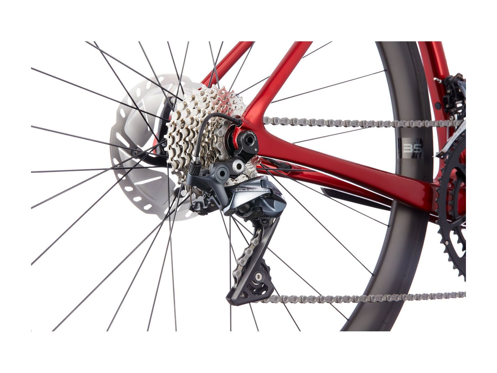 Cannondale SuperSix Evo Hi-Mod Disc Ultegra, candy red - Bild 6
