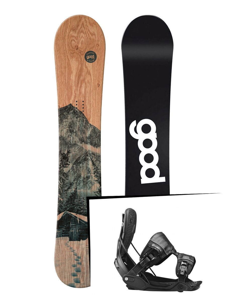 Set: goodboards Wooden 2017 + Flow Five (1718381S) - Bild 1