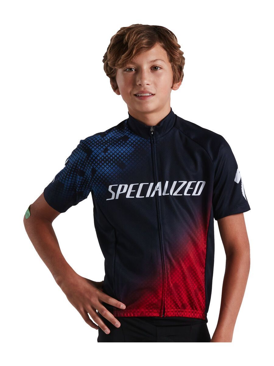 Specialized Youth RBX Comp Shortsleeve Jersey, navy/red - Bild 1