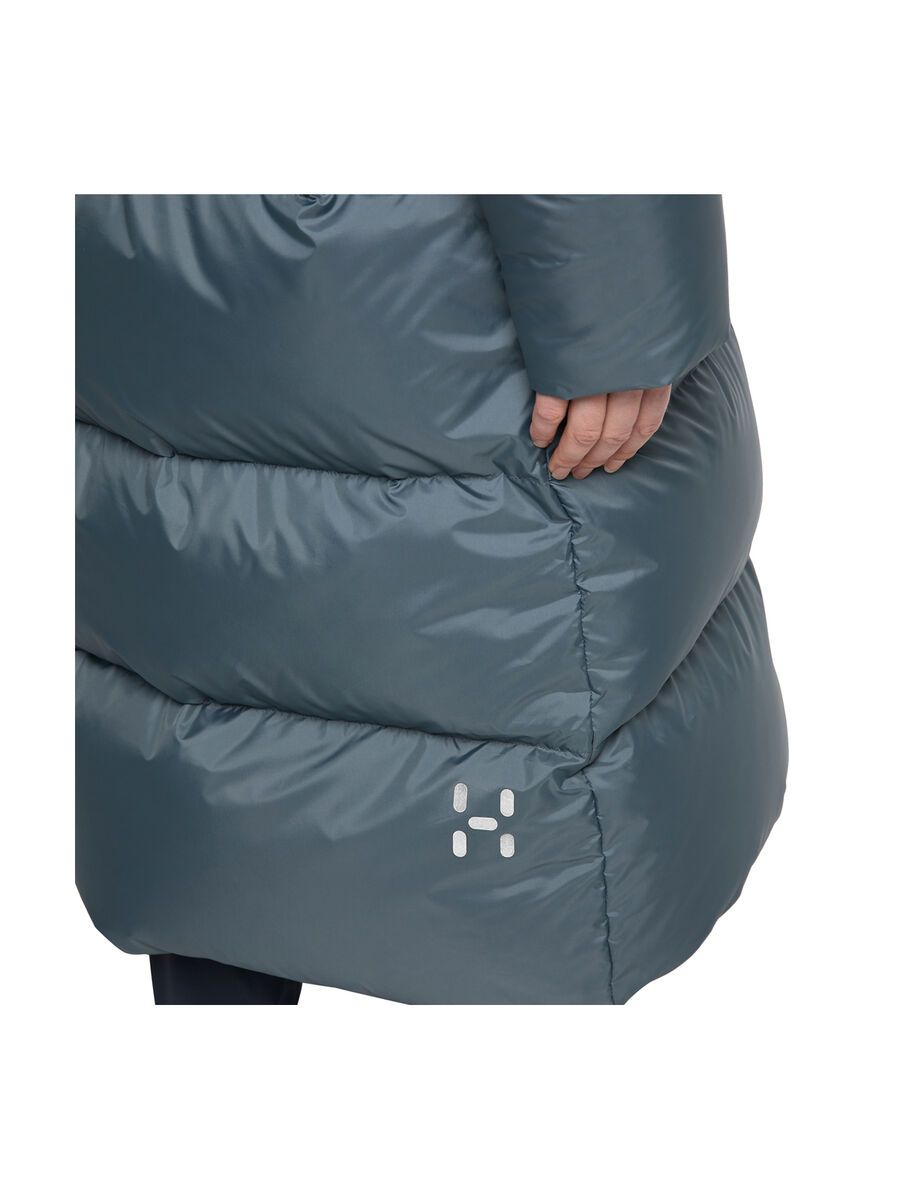 Haglöfs Long Down Parka Women, steel blue - Bild 11