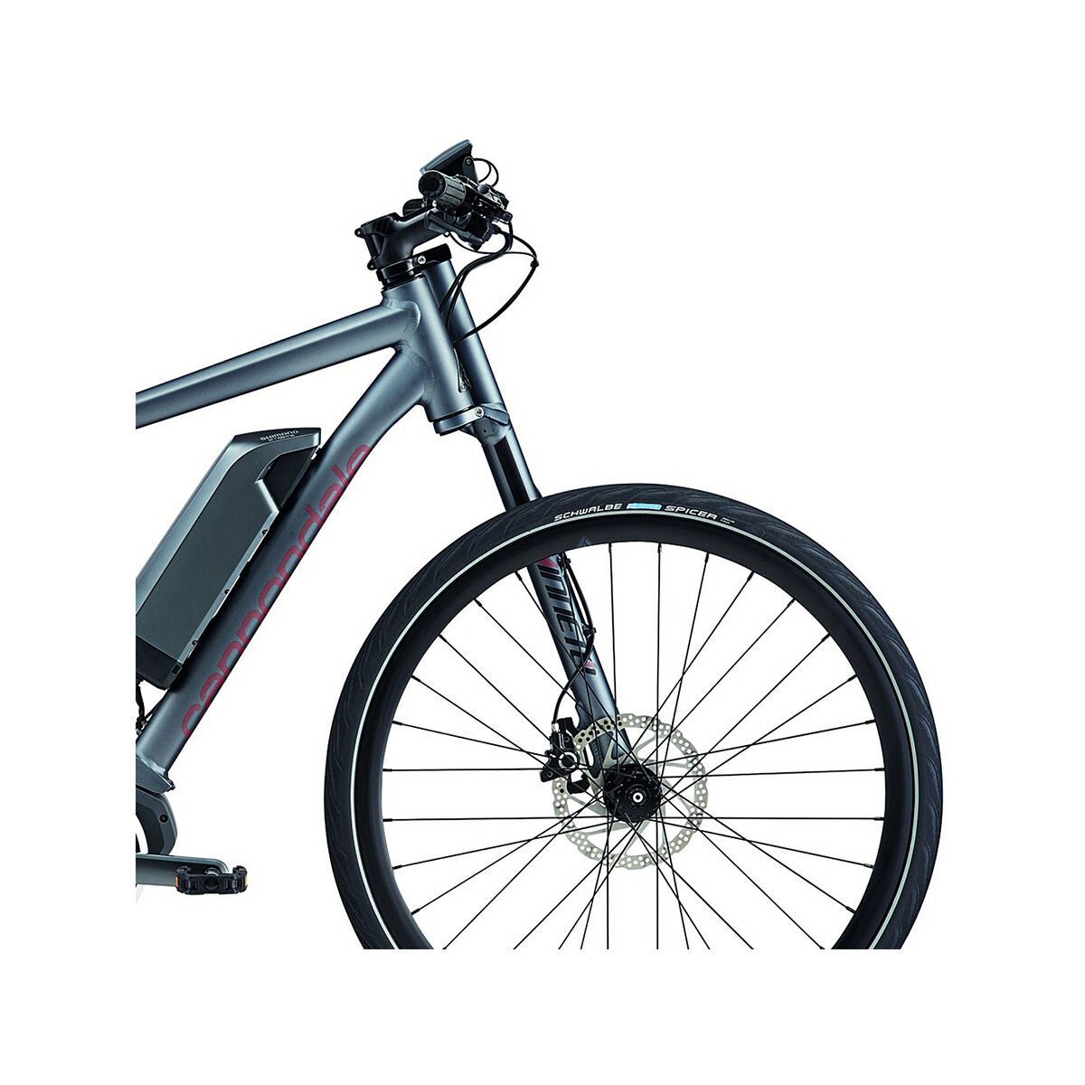 Cannondale Kinneto Rigid, charcoal gray matte/race red + jet black - Bild 5