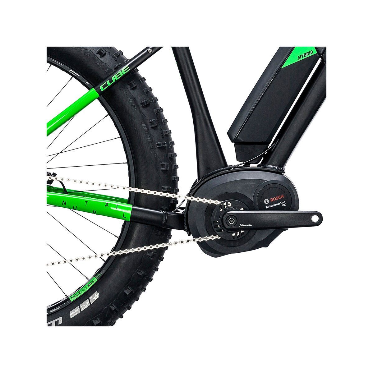 Cube Nutrail Hybrid 500, black´n´green - Bild 3