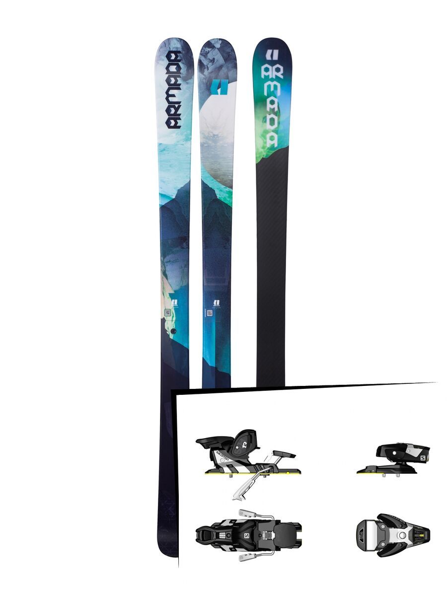 Set: Armada Victa 93 2018 + Salomon STH2 WTR 13 black/white - Bild 1