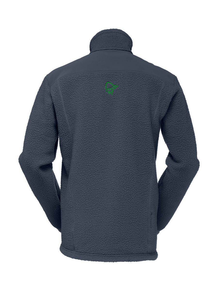 Norrona trollveggen Thermal Pro Jacket M's, cool black/classic green - Bild 2