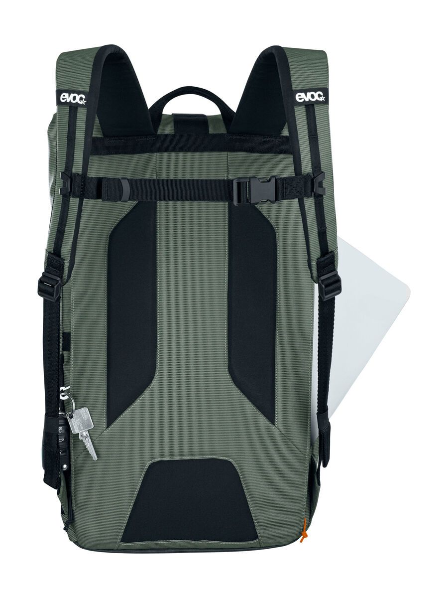 Evoc Duffle Backpack 26, dark olive/black - Bild 3