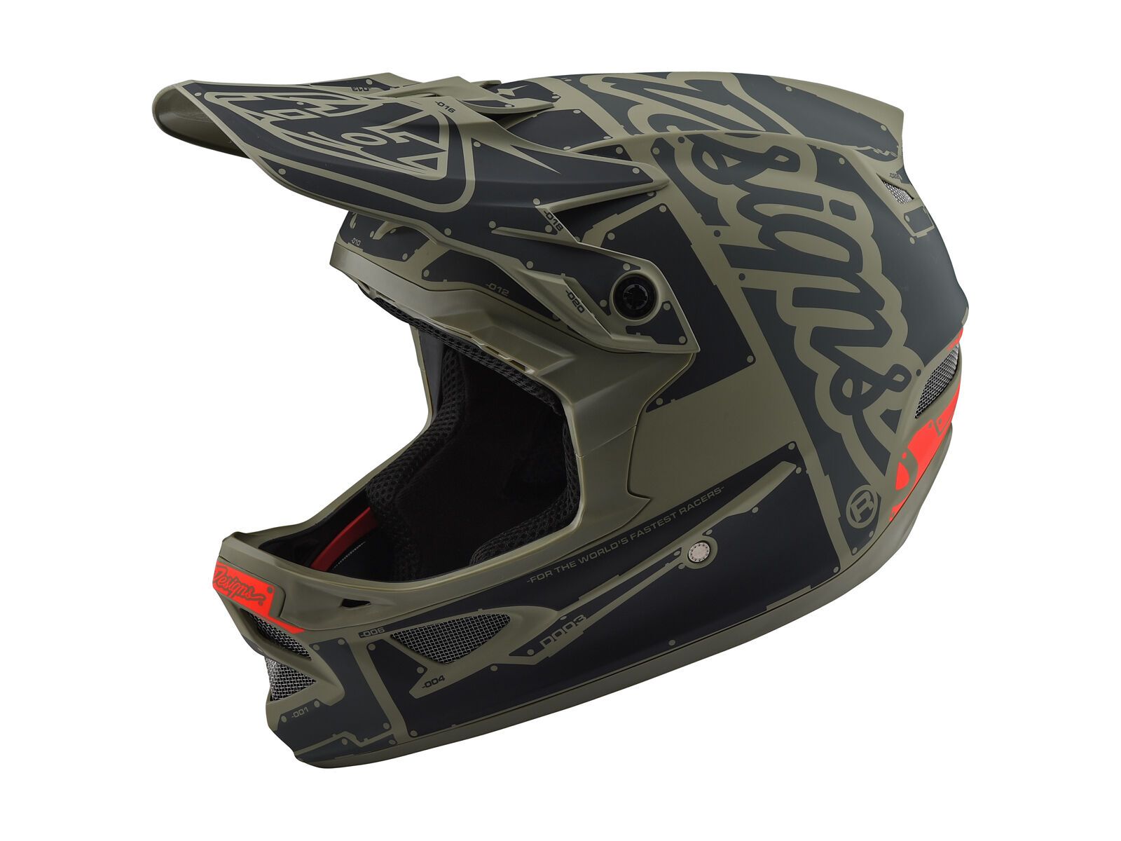 TroyLee Designs D3 Fiberlite Helmet Factory, trooper - Bild 1