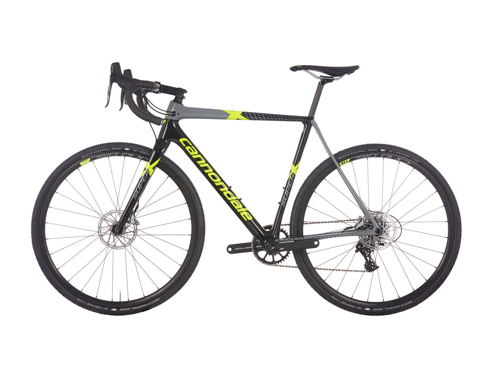 Cannondale SuperX Force 1, jet black w/ stealth gray and volt - gloss (sgy) - Bild 5