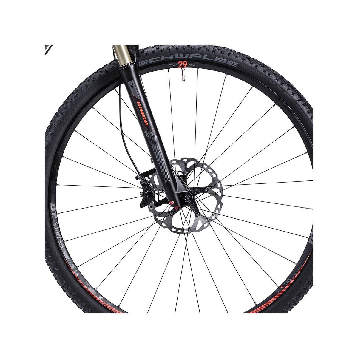 Cube Tonopah SL Trapeze, black anodized flashred - Bild 2