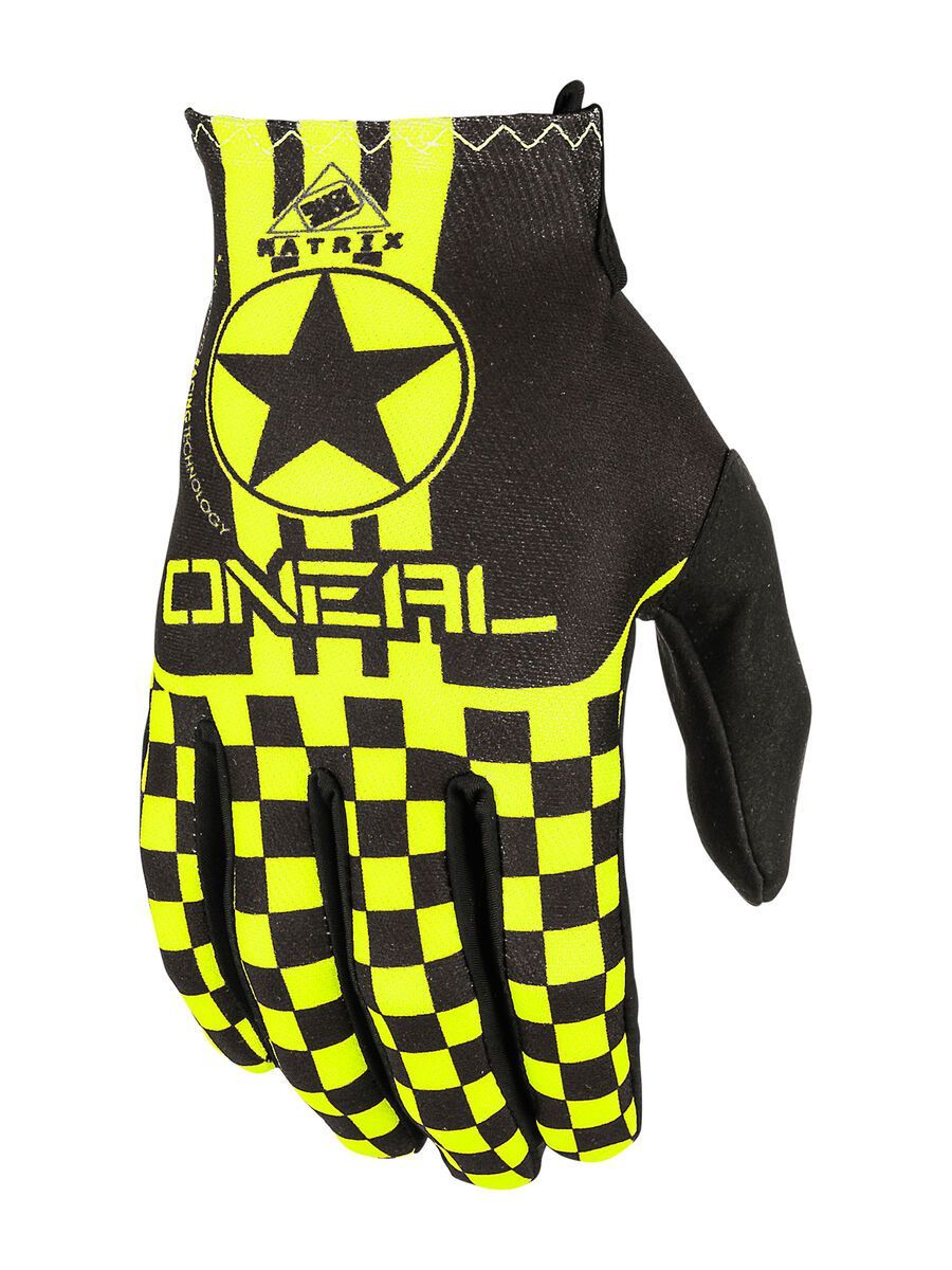 ONeal Matrix Kids Glove Wingman, black/neon yellow - Bild 1