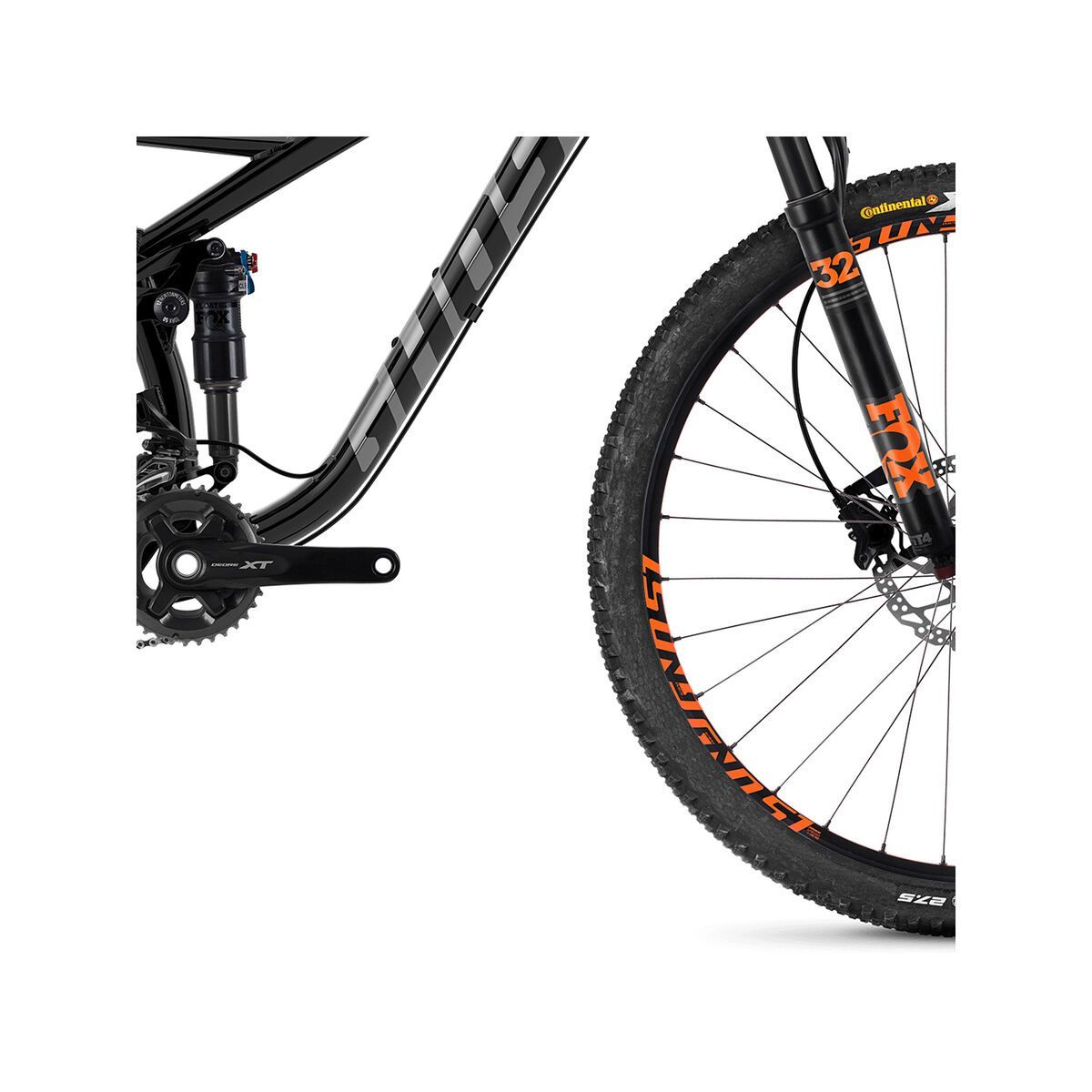 Ghost Kato FS 5.7 AL, night black/titanium gray/monarch orange - Bild 4