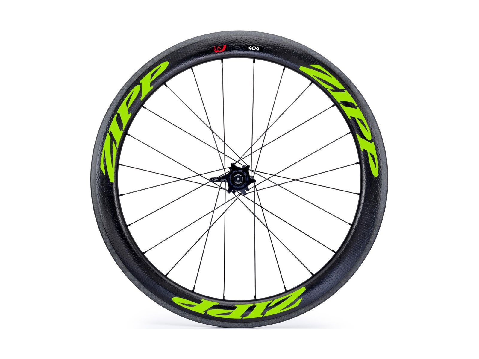 Zipp 404 Firecrest Carbon Clincher, schwarz/grün - Bild 1