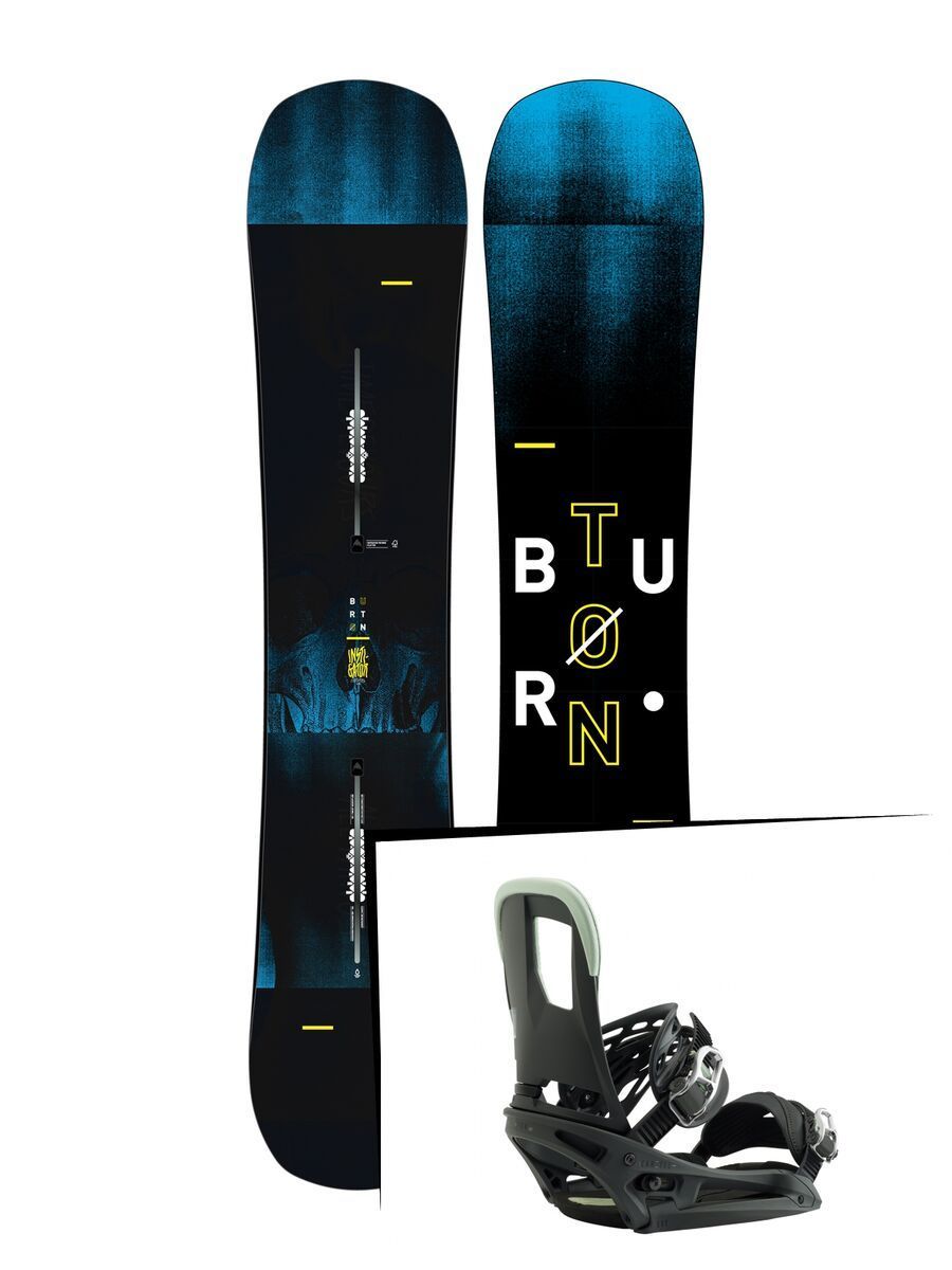 Set: Burton Instigator Wide 2019 + Burton Cartel EST salty shark - Bild 1