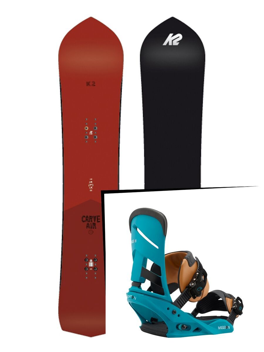 Set: K2 Carve Air 2017 + Burton Mission (1712879S) - Bild 1