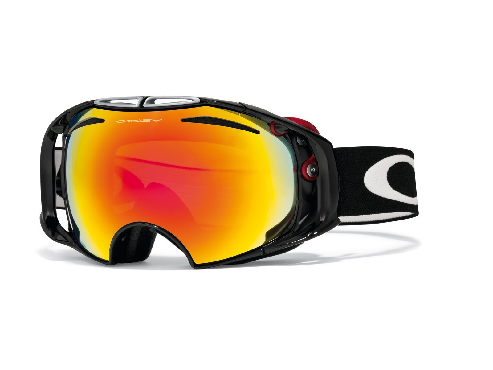 Oakley Airbrake, jet black/Lens: fire iridium & persimmon - Bild 1