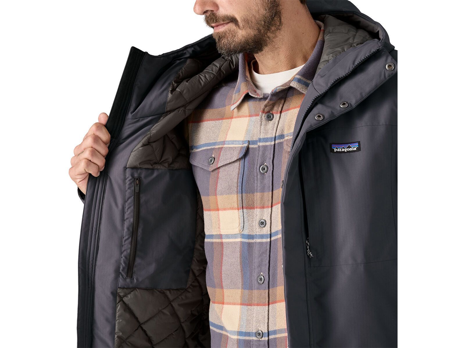 Patagonia Men's Windshadow Parka, forge grey - Bild 7