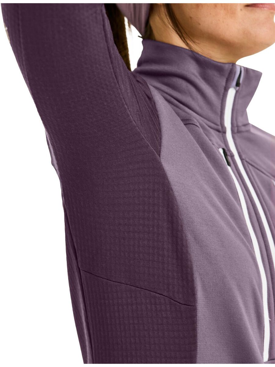 Ortovox Merino Fleece Grid Jacket W, white chalk - Bild 4